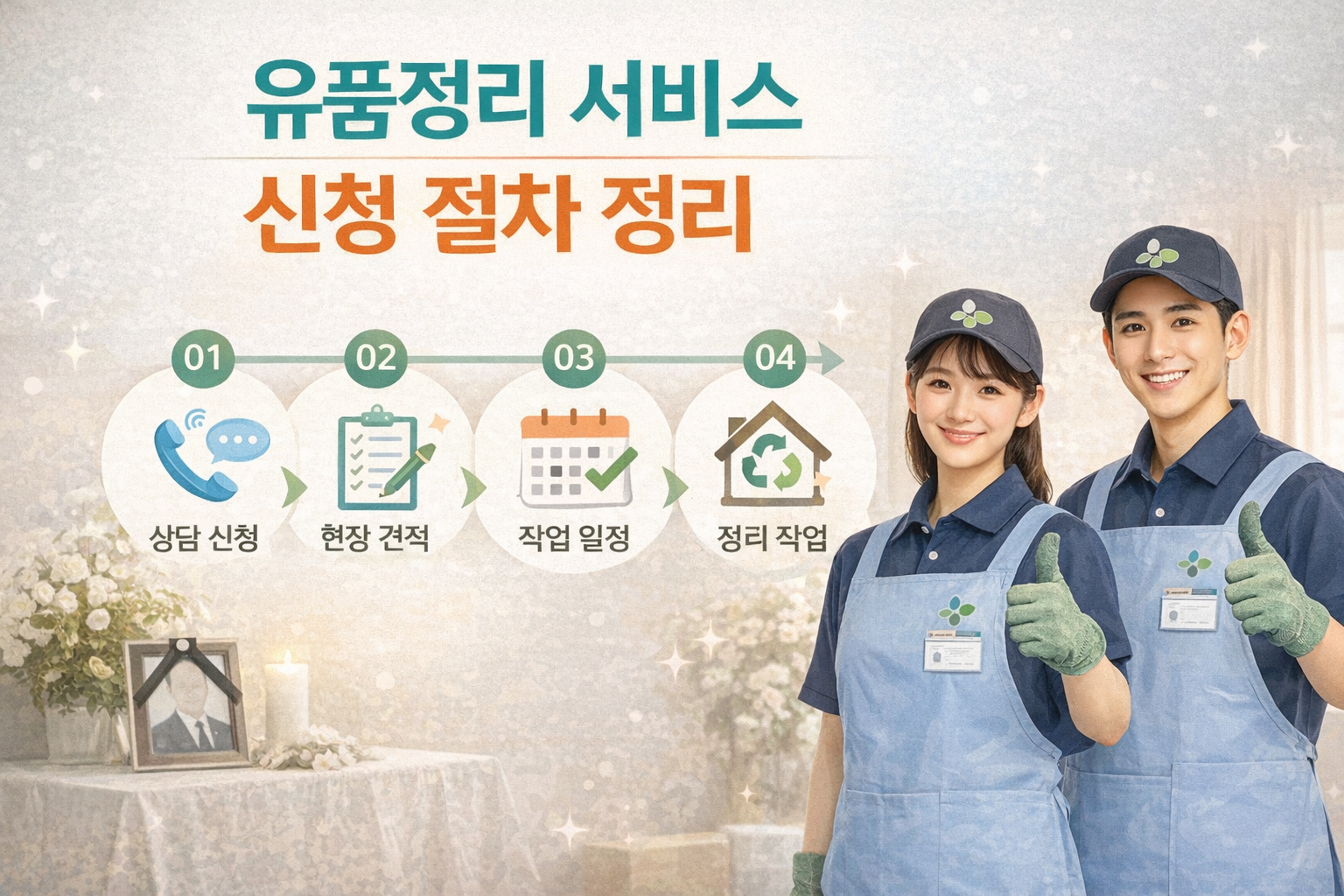 유품정리 서비스 신청 절차 정리